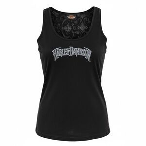 Ed Hardy Women's Black Graphic Tank Top